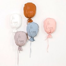 아이방꾸미기 파스텔 풍선 쿠션 벽장식 인테리어 소품 5컬러, 화이트