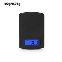 실험실저울 100g 500g/0.01G 고정밀 휴대용 디지털 전자 저울 보석 무게 균형 LCD 디스플레이 캐럿, [01] 100g-0.01g