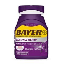 바이엘 백앤바디 엑스트라 파워 Bayer Aspirin 아스피린 코팅정 500mg 파스트 릴리프.