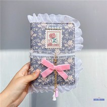 패브릭다이어리 6공다이어리 레이스 귀여운 불렛저널, 레이스로즈 A6 (기본속지)
