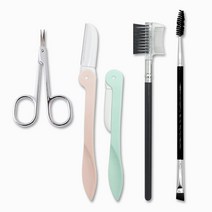 텐포인트 눈썹 정리 모음 눈썹칼 눈썹 듀얼 브러쉬&정리빗 눈썹가위 단품, 눈썹 미용가위
