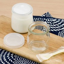 TANC 요거트병 푸딩병 잼병 꿀병 꿀단지미니 유리병100ml*4, 4개