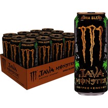 몬스터 에너지 자바 코나 블랜드 커피 15oz(443ml) 12캔 / Monster Energy Java Monster Kona Blend Coffee, 1팩, 443ml