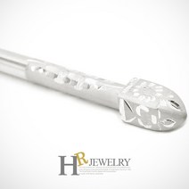 호림쥬얼리 실버92.5정품)단아)효도선물(HR)실버 어르신 비녀(중)