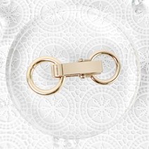 털실나라 금속 여밈장식, 골드, 1개