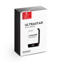 (Western Digital Ultrastar HDD 패키지 8TB DC HC320 HUS728T8TALE6L4 패키지 (3.5HDD/ SATA3/ 7200rpm/ 256MB) (단일 단일/패키지, 1, 단일 모델명/품번
