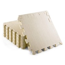 카펫 매트 바닥 타일 Yes4All TDV8 es4All 인터로킹 EVA 테두리 1개 - 체육관 장비용 폼 (그레이 24개 6개) F. 1.2제곱미터(12제곱피트) (타일 12개), D. 12 Square Feet (12 Tiles) -