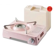 휴대용 캠핑 실내 실외 야외 취사 가스 버너 스토브 닥터 하우스, 분홍색(박스 배합), 1개