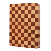 JKC 엔드그레인도마 원목도마 마호가니 나무도마 앤드그레인 체크무늬, 체스무늬 (대) 42x30x3.5cm