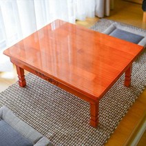 제사상 접이식 직사각 접이식탁자 좌식 집들이 밥상, 90x90x32cm 적송