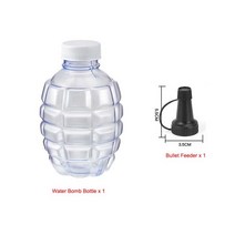 어댑터 글로우 인 더 다크 UV 라이트 젤 볼 블래스터 탄약 튐 방지 장난감 총 물 총알 야간 에어소프트 야외 게임 어린이 선물, 03 Bottle Feeder