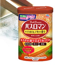 신제품 바스로망 입욕제600g 19종류 콜라겐 세라마이드 시어버터히알루론산 유칼립튜스라벤더 빠른출고, 02-히노끼600g