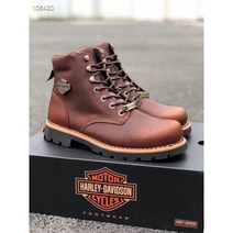 싼타팡 할리데이비슨 워커 부츠 남녀공용 오토바이 슈즈 Harley Davidson, 260MM