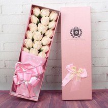 국경일 크리에이티브 장미비누 18송이 꽃다발 선물세트 남여생 선생님 와이프 절친 생일선물, 05 18송이花束 샴페인色