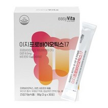 이지비타 이지프로바이오틱스17 모유유래 유산균 다니스코사 유산균 3g x 30포_jm, 7개