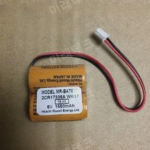 Mitsubishi PLC 배터리 팩 MR-BAT6V1 2CR17335A WK17 6V 1650mAh 리튬 배터리