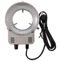 48 LED 산업용 현미경 카메라 라이트 소스 링 램프 라이트 조명 조절기 조절 가능한 밝기 USB 인터페이스, 보여진 바와 같이, 하나