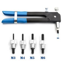 150PCS 리벳 너트 키트 M3/M4/M5/M6/M8 + 1PCS 총 5PCS 맨이케아 제2의 샤오미 드릴 REPAIRTOOL 건 FLATHEADSCREW 스테인레스, mix