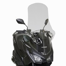 하디 SYM VSX125 88cm 롱 윈드스크린 클리어 브라켓타입, 1개