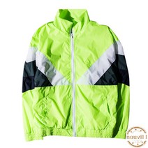 남자 바람막이 점퍼 컬러블럭 아메카지 룩 학생 개강 룩 트렌디 보머 재킷