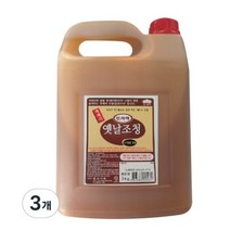 한강 진사댁 재래식 옛날 조청, 5kg, 3개
