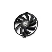 본체쿨러 쿨링팬 케이스 쿨러 컴퓨터팬 무소음 팬 2pcs fdcu12s9-c dc 12v 0.45a rx 580 gpu xfx amd radeon rx 480 470 570, 1개