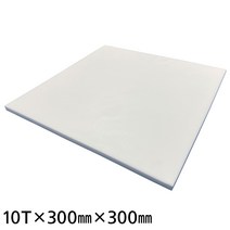 PTFE Sheet Plate 테프론판 TEFLON SHEET 테프론판재 10T-300mm-300mm, 1개