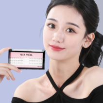 셀프천사 투명라인 언더래쉬 아래 부분 붙이기 낚시줄 가닥 언더 속눈썹, 내추럴B