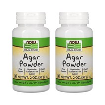 [1+1] NOW Foods 나우푸드 아가 파우더 57g 한천 분말 가루 Agar Powder 2개