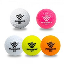 [다이아윙스] 비거리UP 고반발 골프볼[50알], [M5] 옐로우