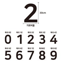 큰 숫자 스티커 대형 번호 유니폼 티셔츠 의류 열전사지, 검정, 특대-8