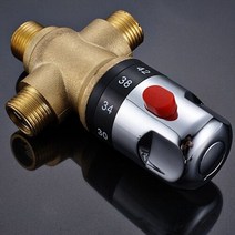 컨트롤러 황동 고급 12 세라믹 표준 온도 조절 혼합 밸브 태양열 온수기 밸브 부품 용, STYLE 2-2987628