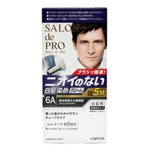 살롱드프로 맨즈스피디무향료헤어컬러 헤어컬러, 1개, 6A 붉은빛을억제한자연흑갈색