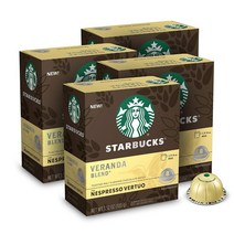 Starbucks 스타벅스 네스프레소 버츄오 머신용 캡슐커피 베란다 블렌드 8캡슐 x 4팩