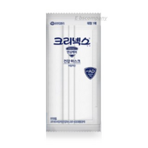 크리넥스 일회용 건강 마스크 대형, 1개입, 90개, white