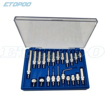 다이얼 표시기 게이지 0-10mm 25mm 30mm 러그 백 테스트 22pcs m2.5