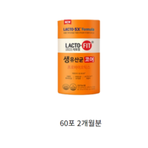 랏토핏 생유산균 코어 2g x 60포 면역 영양소 필수 보호막 세포 연구 차별 추석 설 생일 선물 안정성 내산성 프롤린, 60포 2개월분