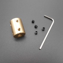 MDPS커플링 유연한 플렉시블 커플링 1개 X 길이 22MM 직경 16MM 황동 샤프트 모터 리지드 커플 링 5MM 6.35, 08 6MM-10MM