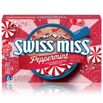 스위스미스 페퍼민트 맛 핫코코아 믹스 6개입, 페퍼민트 맛 핫 코코아 믹스 1.38oz 6개