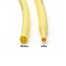 1 미터 직경 1 2 3 4 5 6 7 8 9 10 12 14 16 20 25 30 40 50 mm 열 수축 튜브 21 폴리올레핀 열 케이블 슬리브 절연, YELLOW+3mm+1 Meter