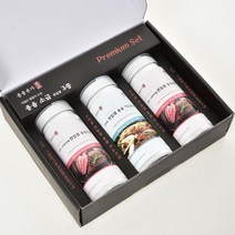 박수태명인 국내산 용융소금 저염도 알칼리소금세트 조리용 스테이크용 250g x 3병