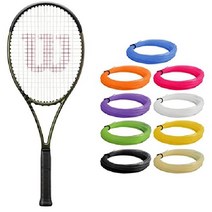 윌슨 블레이드 100L v8 테니스 라켓 스트링이, Purple String, 4 1/2 Grip