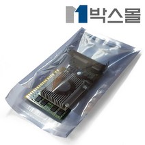 박스몰 정전기방지봉투 제전비닐 접착/비접착/지퍼, 1개, PET 접착(580) 17x19+4 / 100장