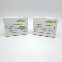 와고커넥터 WAGO 224시리즈 1:1 2:1연결방식 전선 조명용 100개입, 224-101 (1:1 100개입)