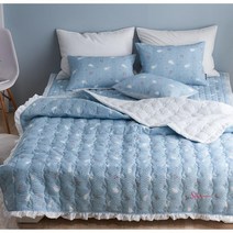 SBD_국산 시어서커 패드 베개커버세트 진드기 차렵이불 침대 시어커서 귀여운 항균 침구류_sbd