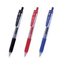 제브라 사라사클립볼펜 0.5mm, 블랙, 2개