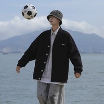 남자 브이넥 니트 가디건 남녀공용 커플 데일리 캐주얼 간절기 코디 남친선물 루즈핏 아우터