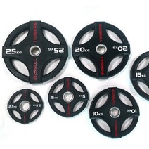 아이언불 4홀 중량 원판 바벨 세트 2.5kg 5kg 10kg 15kg 20kg 25kg, 2.5kg(낱개)