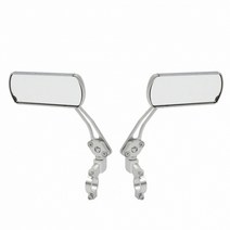 자전거백미러후사경 자전거후사경 자전거미러후사경 와이드 좌우세트 12.5X5CM 실버