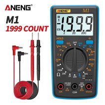 측정 측량도구 캘리퍼 노기스 ANENG-M1 디지털 멀티 미터 esrMeter 테스터 실제 Rms Dmm 400a 10A, 03 M1 Blue